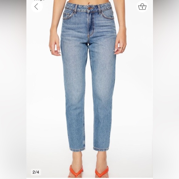 Dynamite Claudia Blue Mom Jeans - Picture 2 of 5